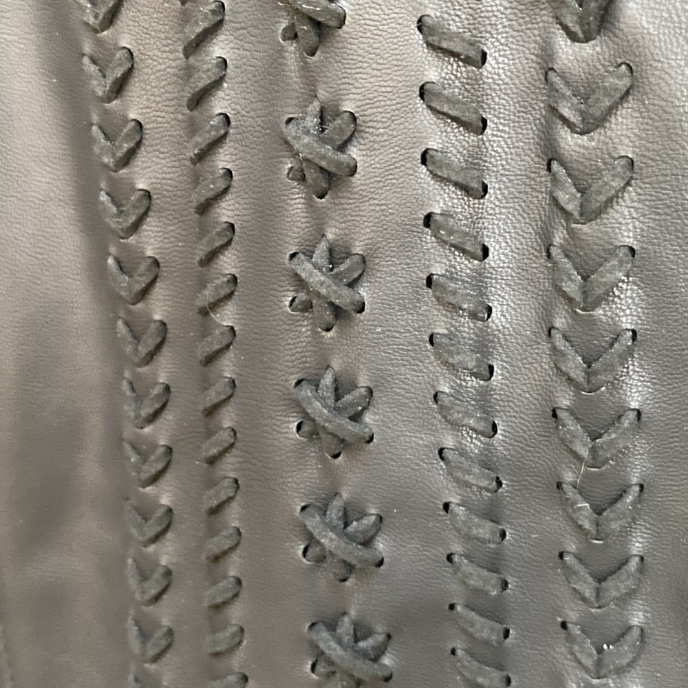 BLANK DENIM NYC whipstitch faux leather pant - Picture 6 of 11